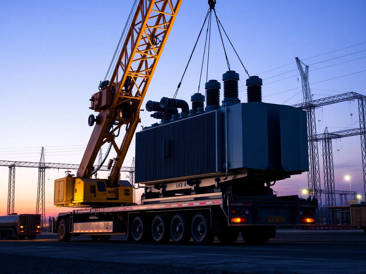 Heavy equipment logistics