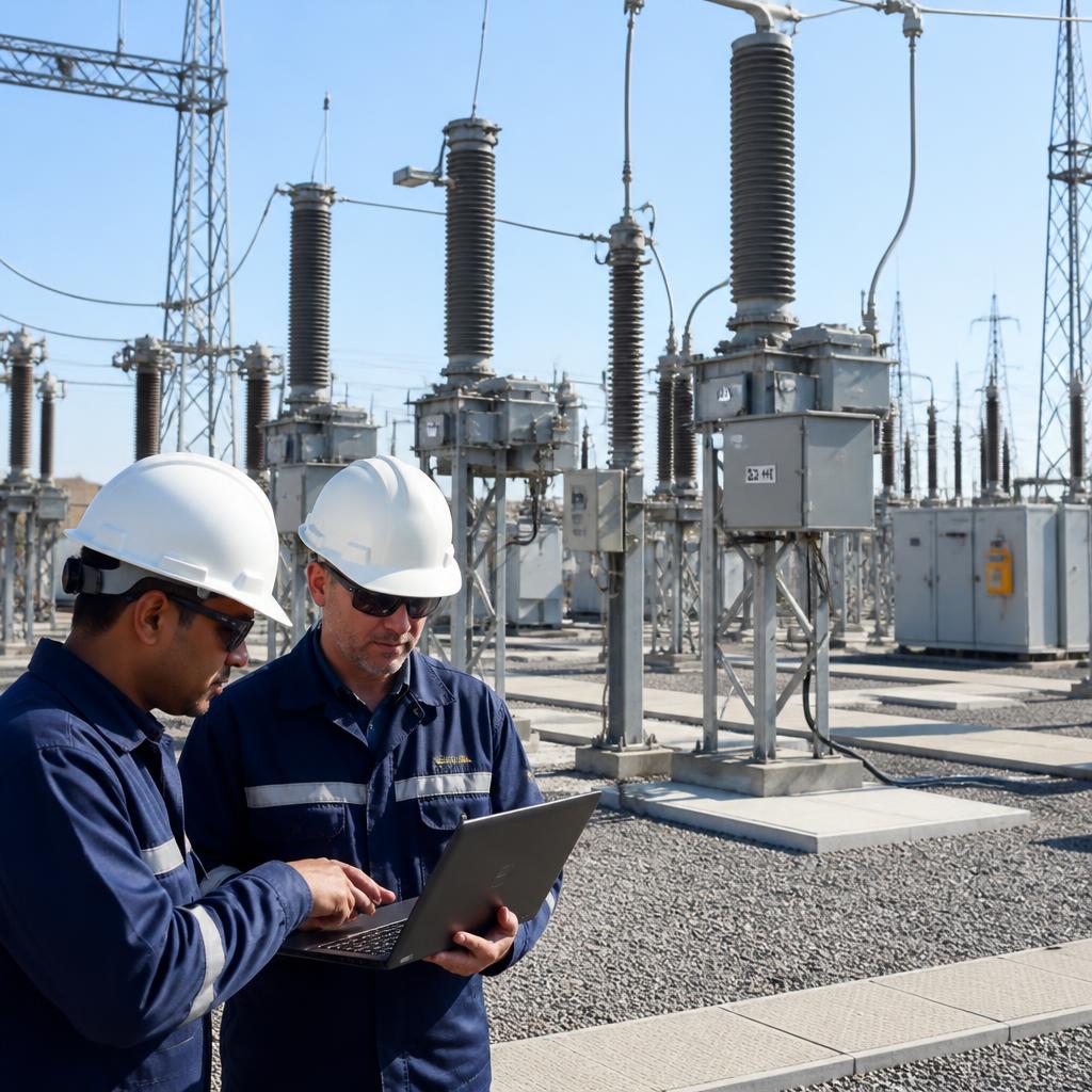 Substation commissioning